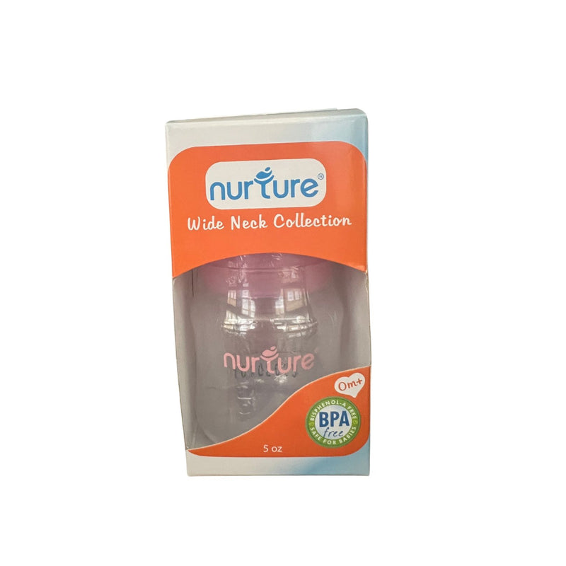 Nurture 5 oz Wide-Neck Tinted Feeding Bottle