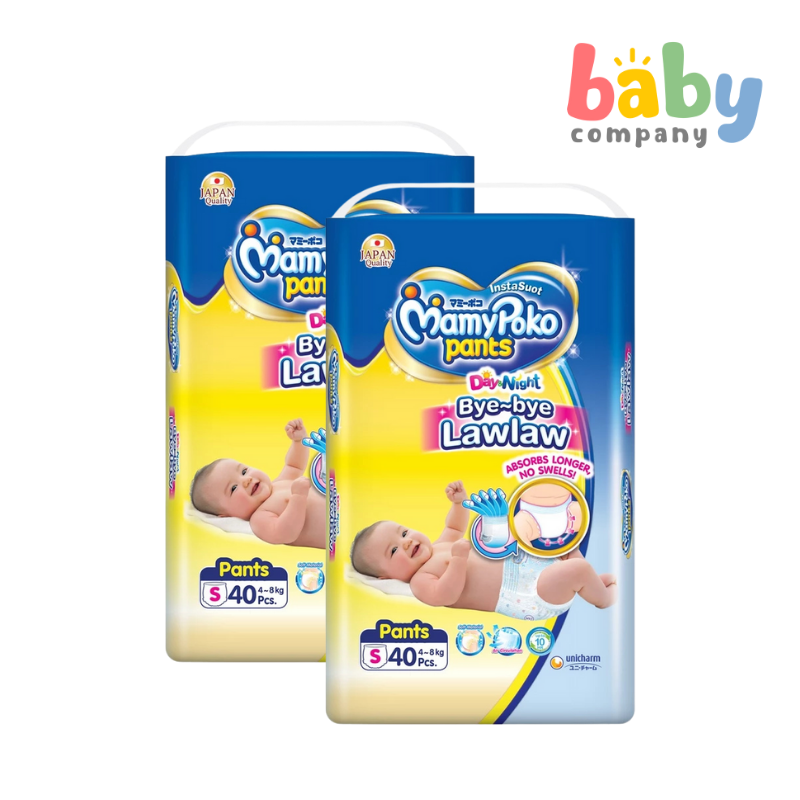 MamyPoko Instasuot Pants Diaper Small, 80 Pads