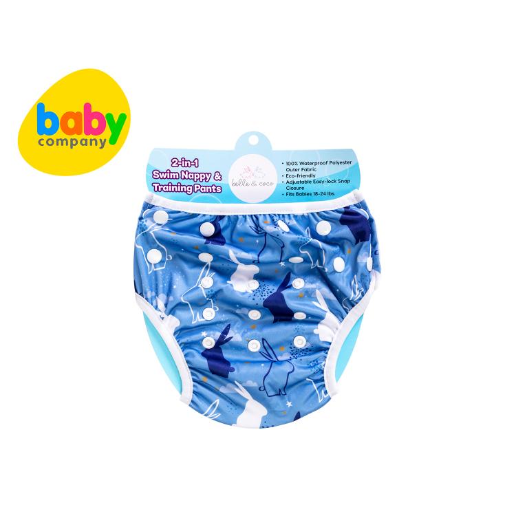 Swim Diapers & Training Pants - Reusable Washable Adjustable by