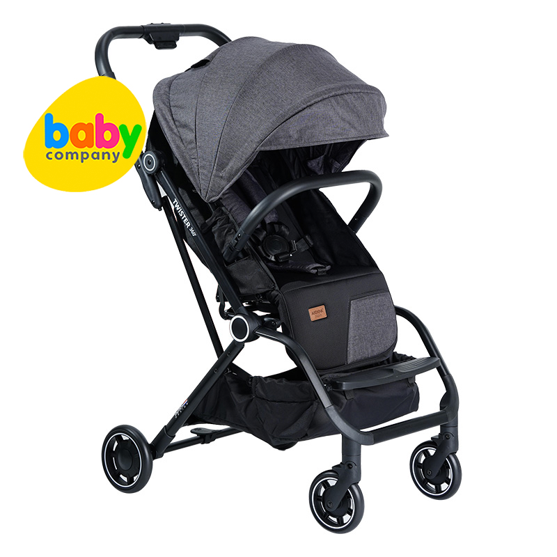Akeeva Platinum Series Twister 360 Stroller (Available in Black and Gray)