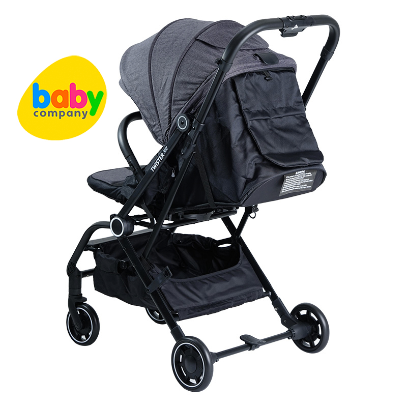 Akeeva Platinum Series Twister 360 Stroller (Available in Black and Gray)