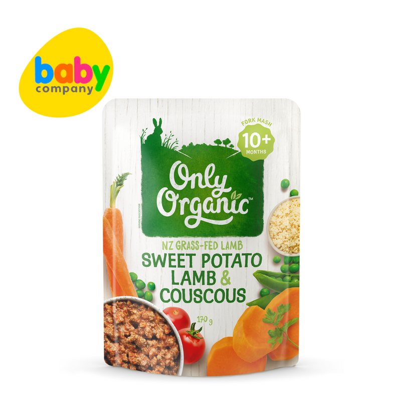 Only Organic Sweet Potato Lamb & Couscous (10+ mos) 170g
