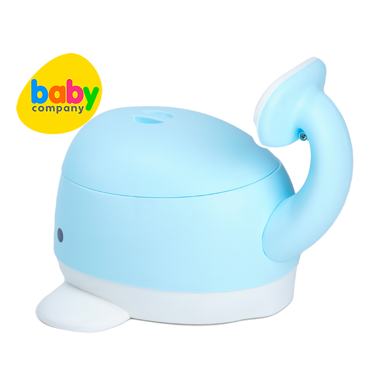 Mom & Baby Whale Potty Trainer - Blue