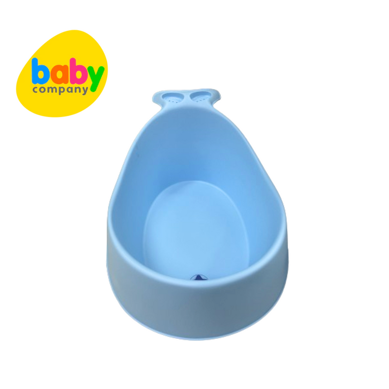 Mom & Baby Whale Bath Tub with Drainer - Blue