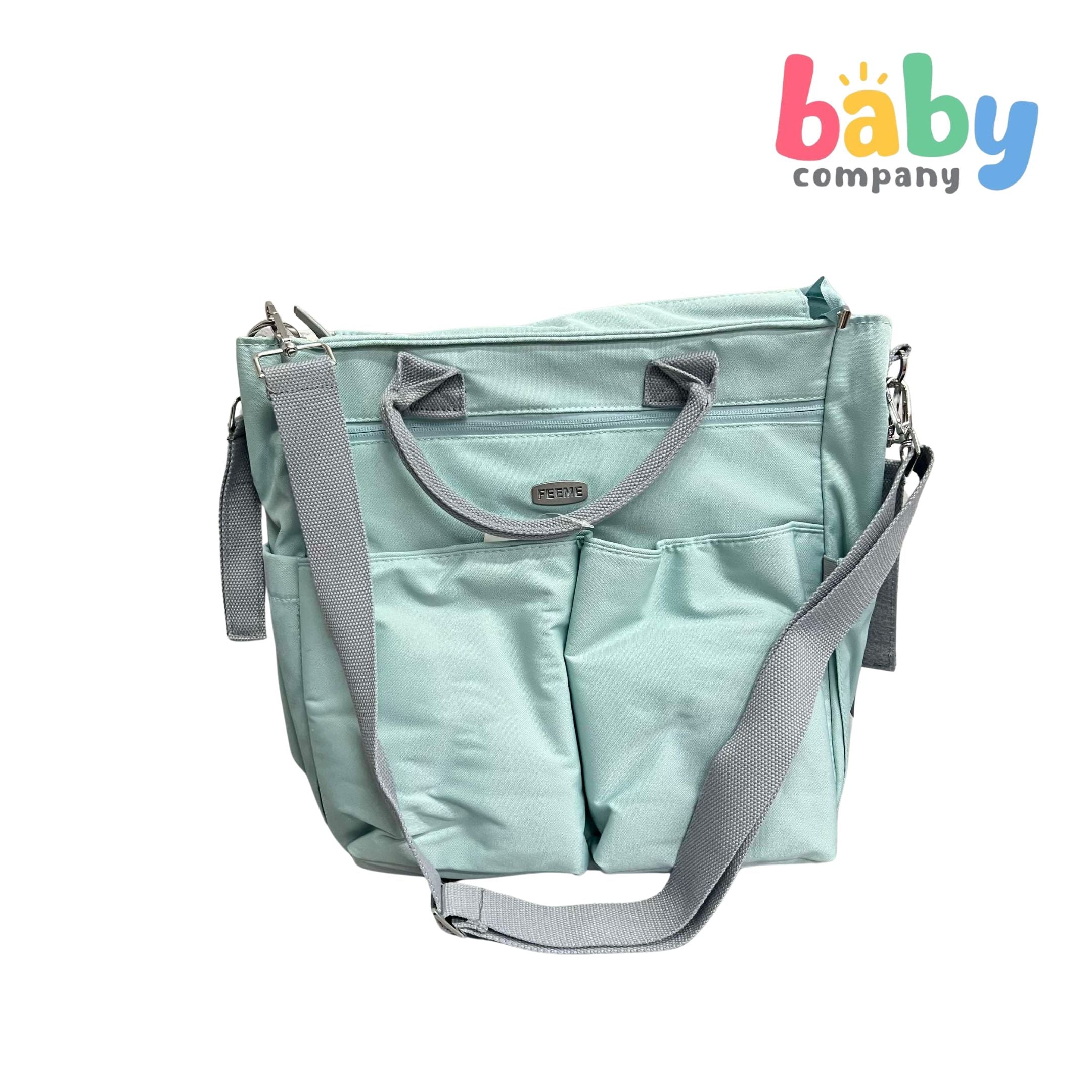Baby Shop Multi Purpose Diaper Bag Feeme Shoulder Diaper Bag Mint