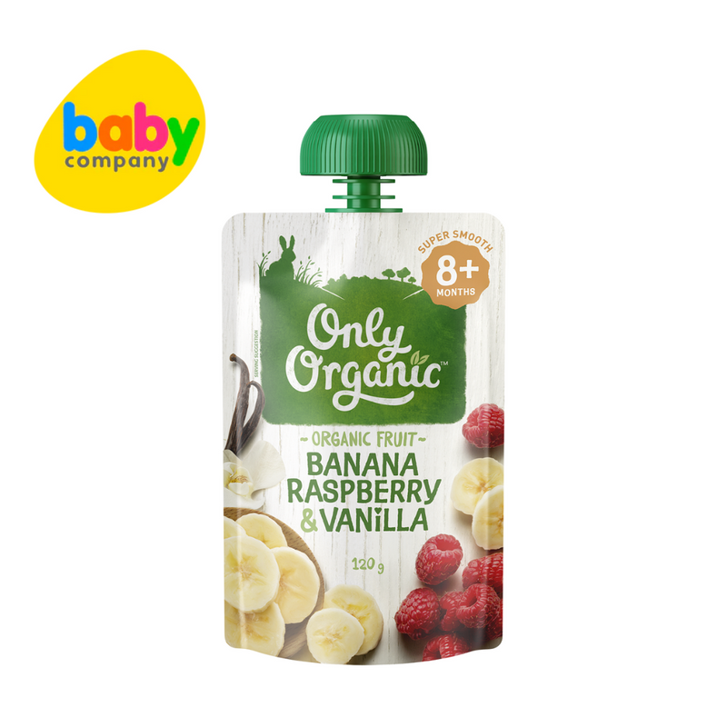Only Organic - Banana, Raspberry & Vanilla (8+ mos)