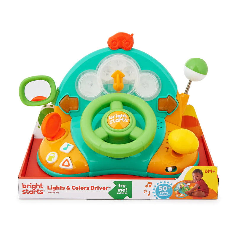 Bright Starts Lights and Colors Driver Toy Steering Wheel