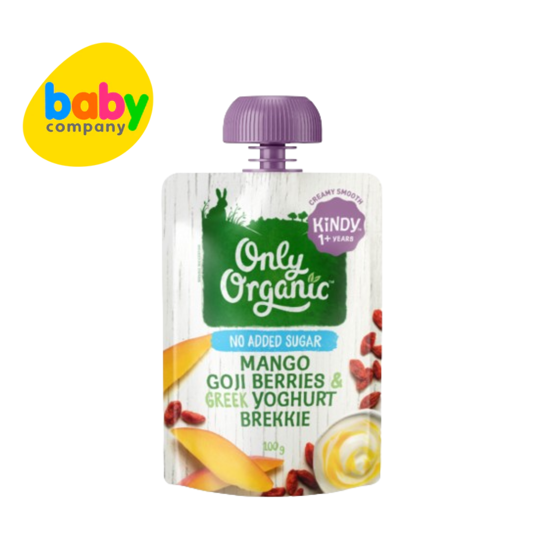 Only Organic Baby Food Mango Goji Berries & Greek Yoghurt Brekkie (12