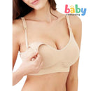 Mamaway Responsive Antibacterial Seamless Maternity Nursing Bra - Nude