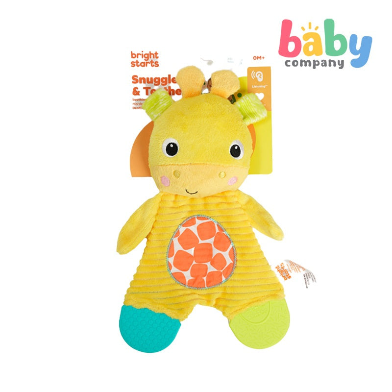 Kids II Bright Starts Snuggle Teethe Plush Teether Toy Random Character