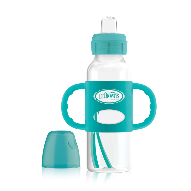 Dr. Brown's Narrow-Neck Sippy Bottle with Silicone Handles 250ml