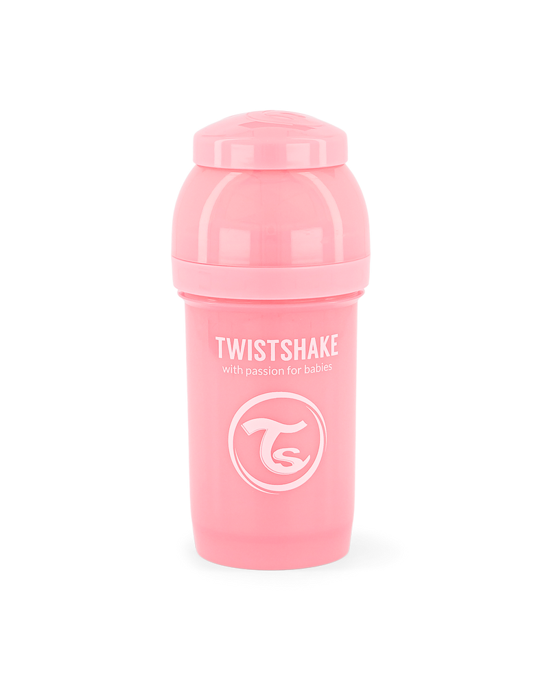 Twistshake Feeding Bottle Anti-Colic 180ml - Pastel Pink