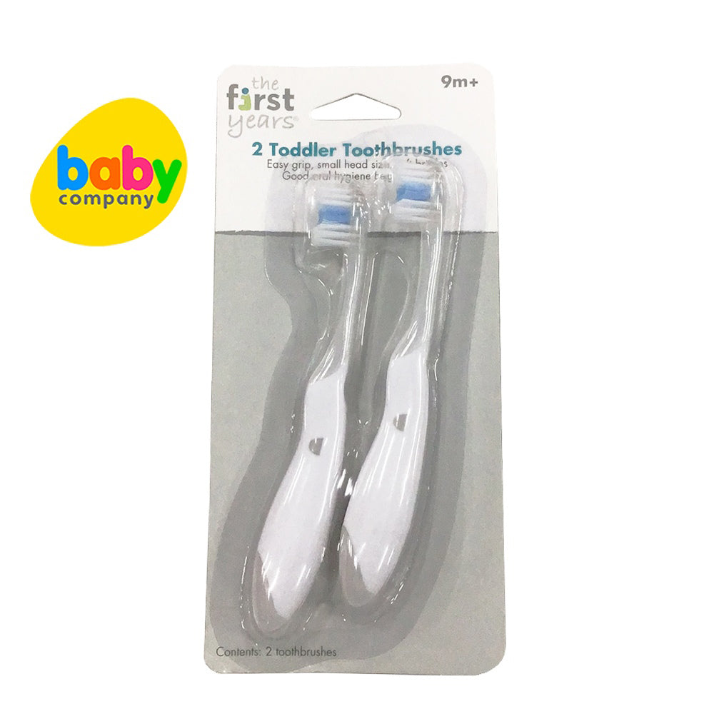 The First Years Two Toddler Toothbrushes