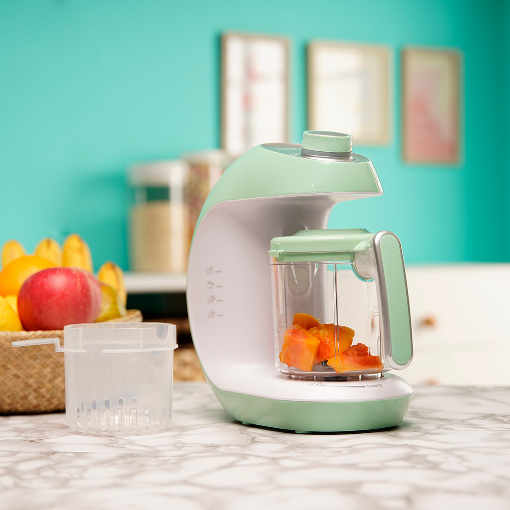 Multi-Function Baby Food Processor Puree Maker with Blend Grind Function  for Steaming Defrost