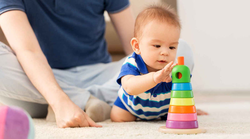 boy toddler playing