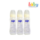 Nurture 3-Pack Babyjoy Classic Clear Bottle 8oz