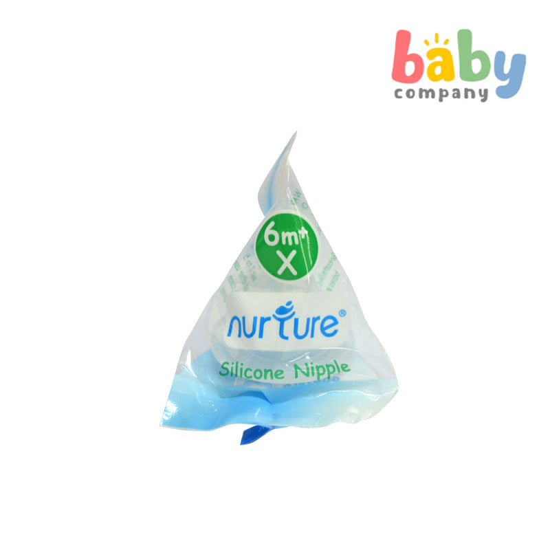 Nurture Silicone Nipple Single Pouch - X-Cut