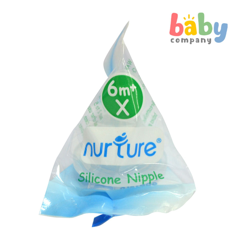 Nurture Silicone Nipple Single Pouch - X-Cut