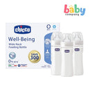 Chicco 3-Piece Well Being Wide-Neck Feeding Bottle - 150ml