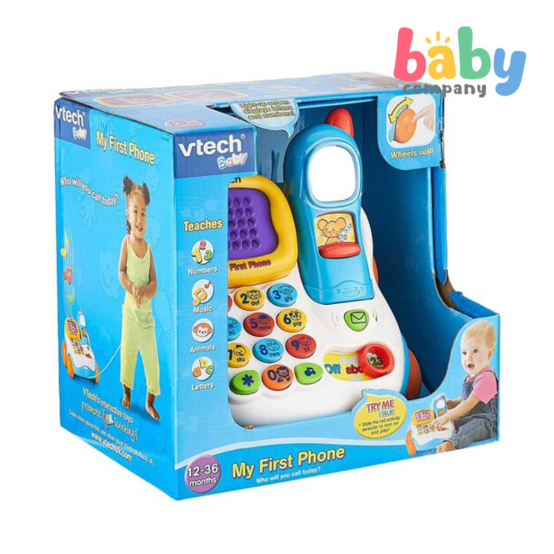 VTech Tiny Talk Light Up Phone Baby Toys