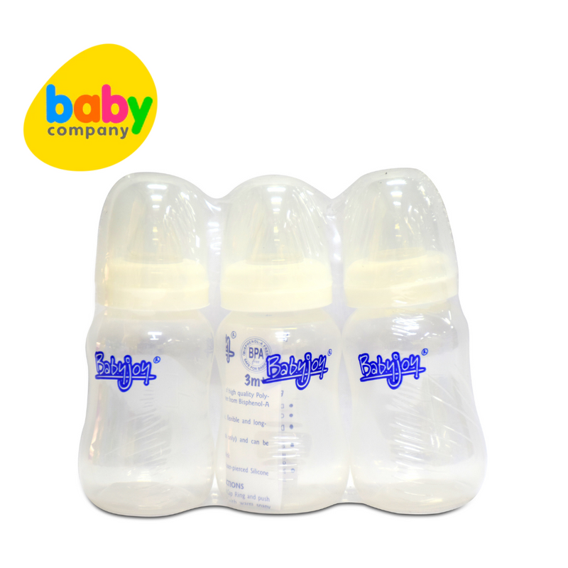 Nurture Babyjoy Classic Clear Bottle 3-pack 4oz