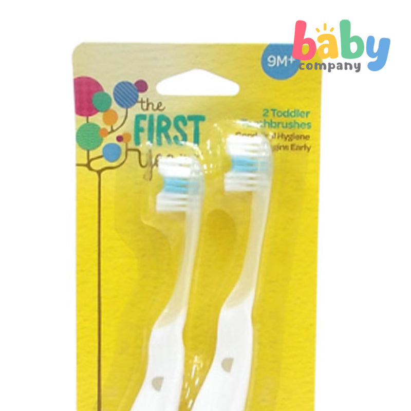 The First Years Two Toddler Toothbrushes