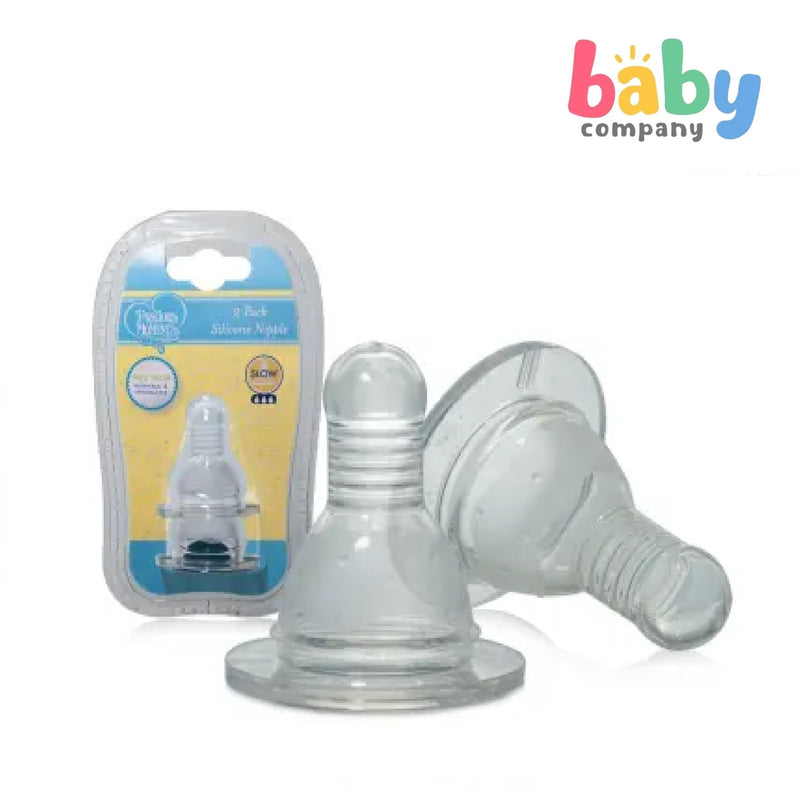 Precious Moments 2-Pack Regular Silicone Nipple - Medium Flow
