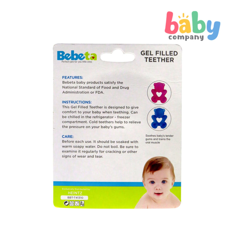 Bebeta Teether Gel-filled Bear Shape