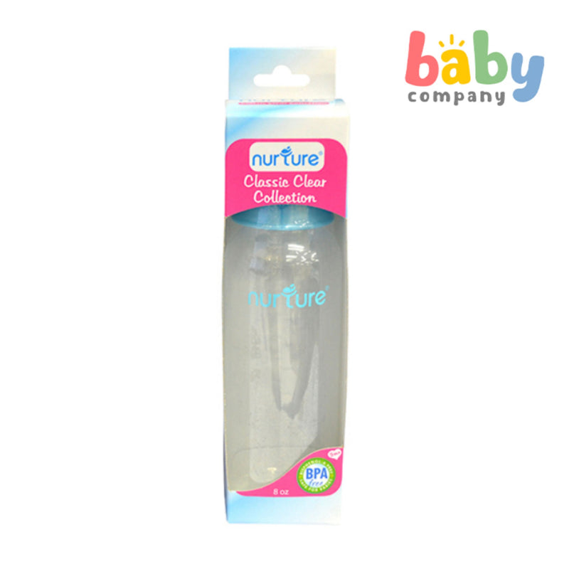 Nurture 8oz Classic Clear Feeding Bottle