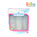 Nurture Classic Clear Feeding Bottles 8 oz - Pack of 3