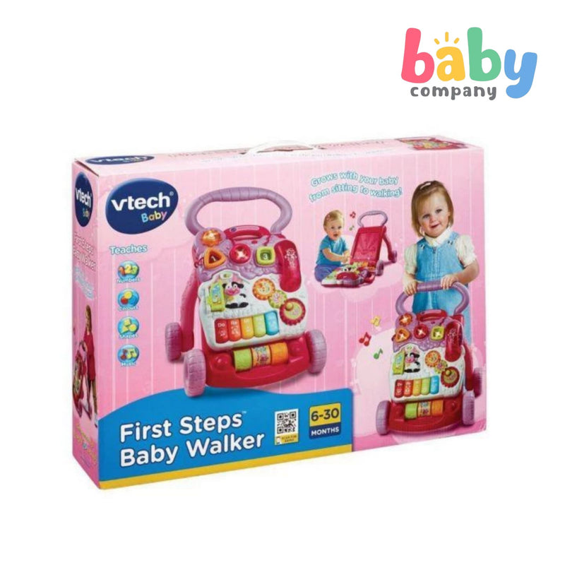 VTech First Steps Baby Walker Pink