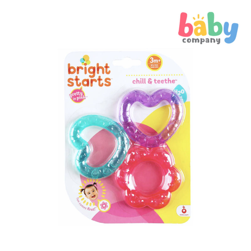 Bright Starts Pink Chill & Teether