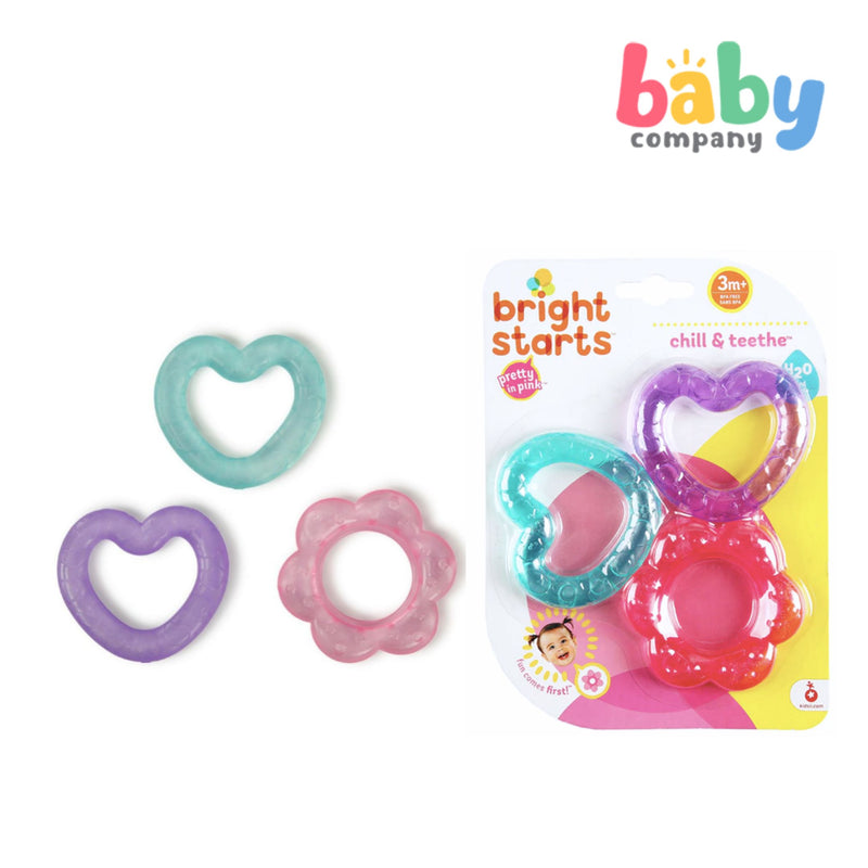 Bright Starts Pink Chill & Teether