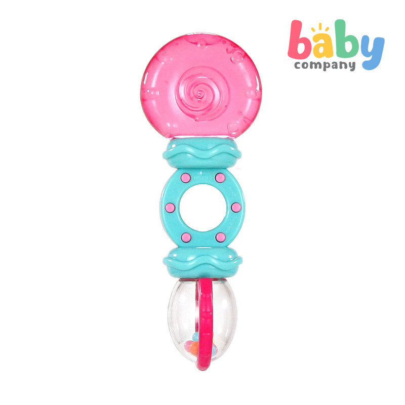 Bright Starts Pink Rattle & Teether