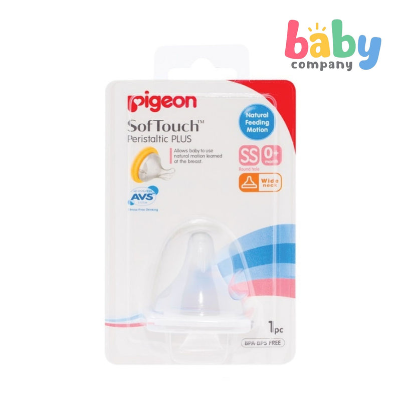 Pigeon SofTouch Baby Wideneck Plus Nipple