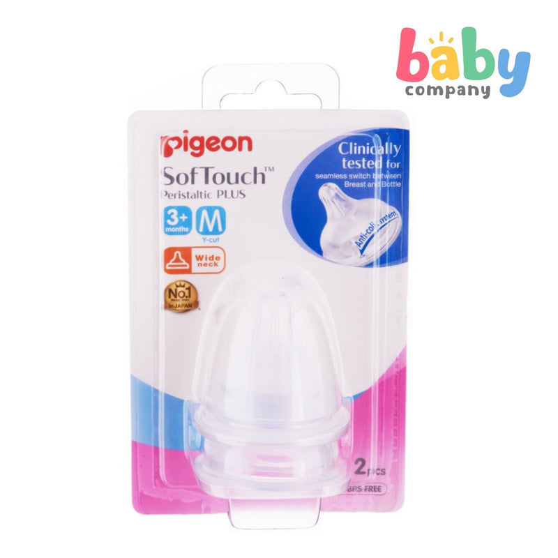 Pigeon SofTouch Baby Wideneck Plus Nipple