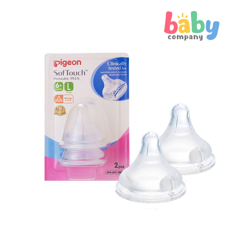 Pigeon SofTouch Baby Wideneck Plus Nipple