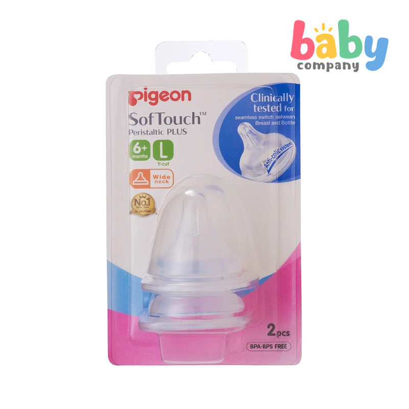 Pigeon SofTouch Baby Wideneck Plus Nipple