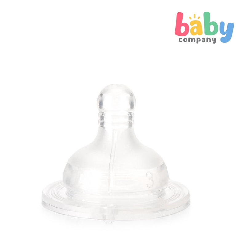 Chicco Well Being 3-Pack Silicone Adjustable Flow Silicone Teats