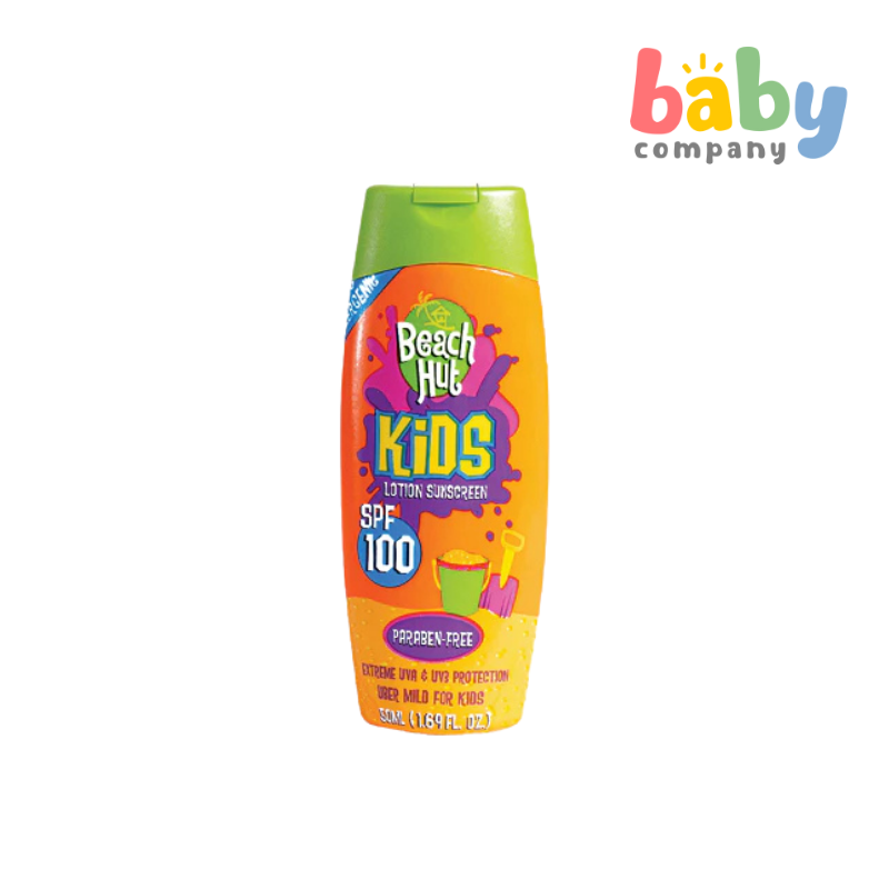 Beach Hut Kids SPF 100 Lotion Sunscreen 50ml