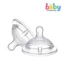 Chicco NaturalFeeling 2-Piece 4M+ Adjustable Flow Bottle Teat