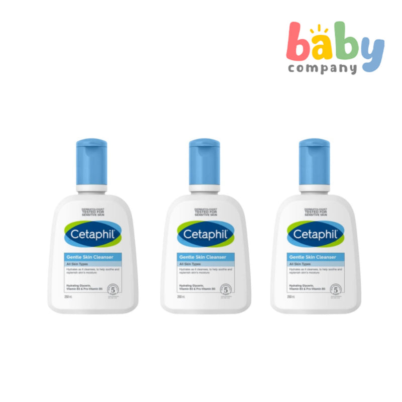 Cetaphil Gentle Skin Liquid Cleanser 250ml - Buy 2, Get 1