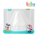 Disney Baby 2-Pack Silicone Nipples