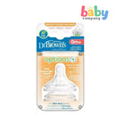 Dr. Brown's Options Wide-Neck Nipples, 2-pack, Level 1