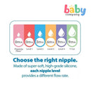 Dr. Brown's Options Wide-Neck Nipples, 2-pack, Level 1