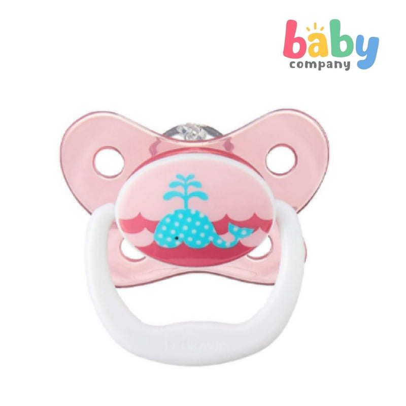 Dr. Brown's Baby Pacifier Prevent Butterfly Shield Stage 1 * 0-6M - Pink