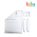 BedTime Baby 28x41 4-Piece Comforter Set - White Dreaming Angel