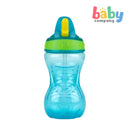 Nuby Flip-It Gator Grip Hard Straw Toddler Cup 12m+ (Available in 5 Colors)