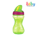 Nuby Flip-It Gator Grip Hard Straw Toddler Cup 12m+ (Available in 5 Colors)