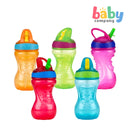 Nuby Flip-It Gator Grip Hard Straw Toddler Cup 12m+ (Available in 5 Colors)